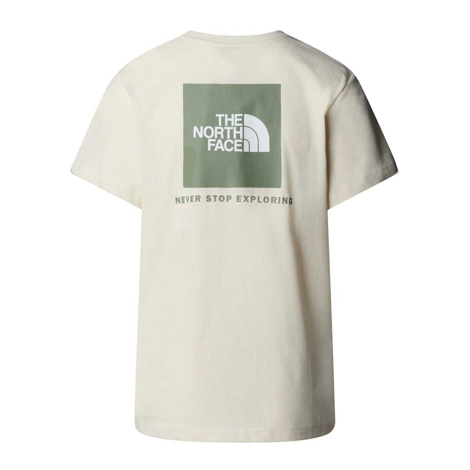 White-Slate Grey - Back - The North Face Womens-Ladies Never Stop Exploring Crew Neck T-Shirt