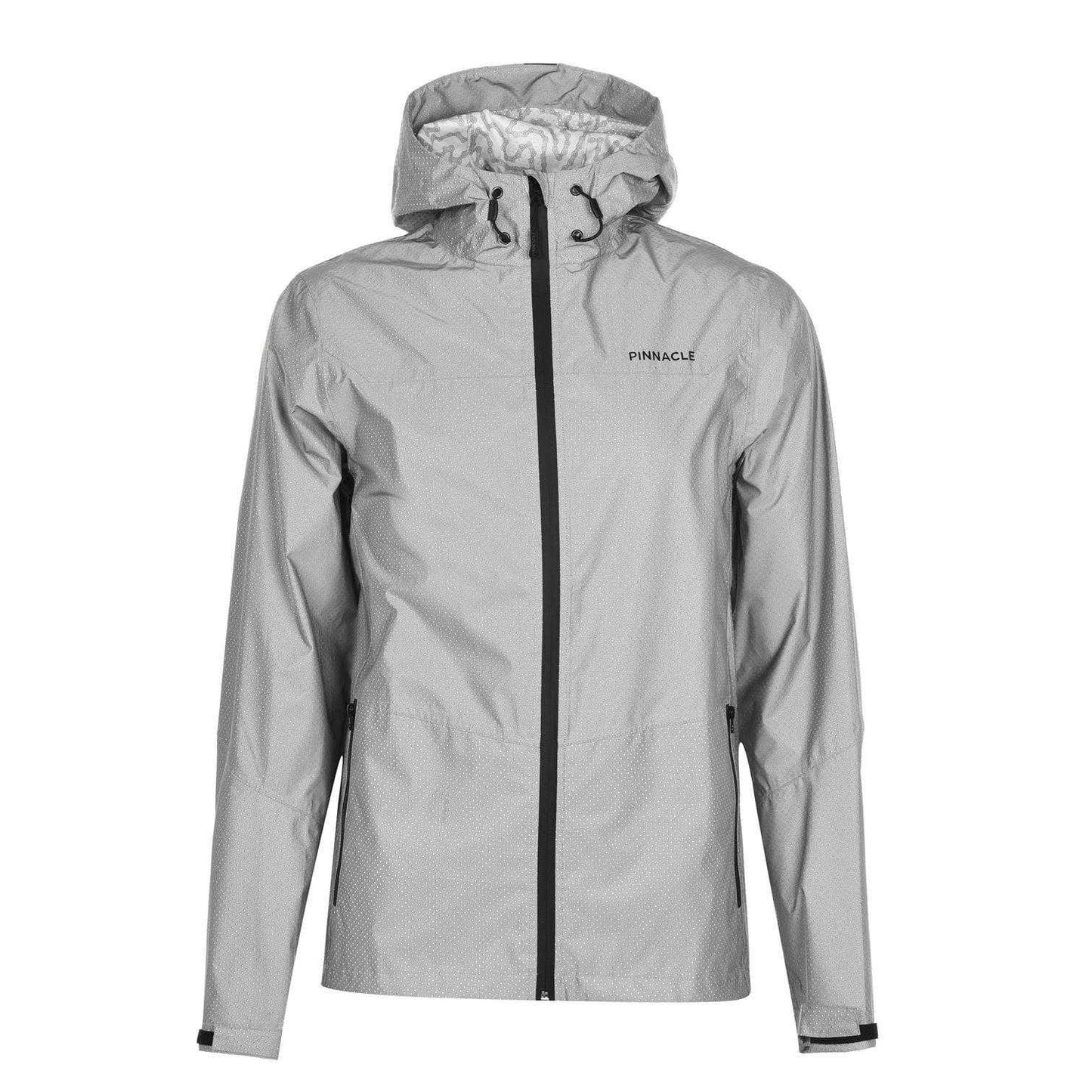 Silver - Front - Pinnacle Mens Logo Cycling Jacket