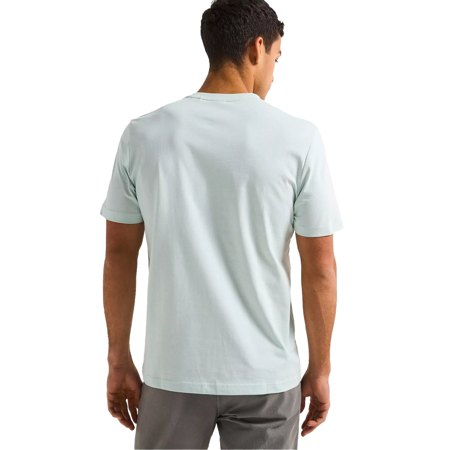 Blue - Back - Boss Mens Whale Cotton T-Shirt