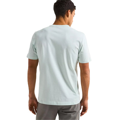 Blue - Back - Boss Mens Whale Cotton T-Shirt