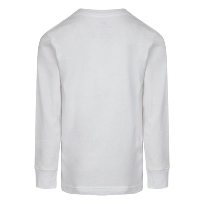 White - Back - Nike Childrens-Kids Futura Regular T-Shirt