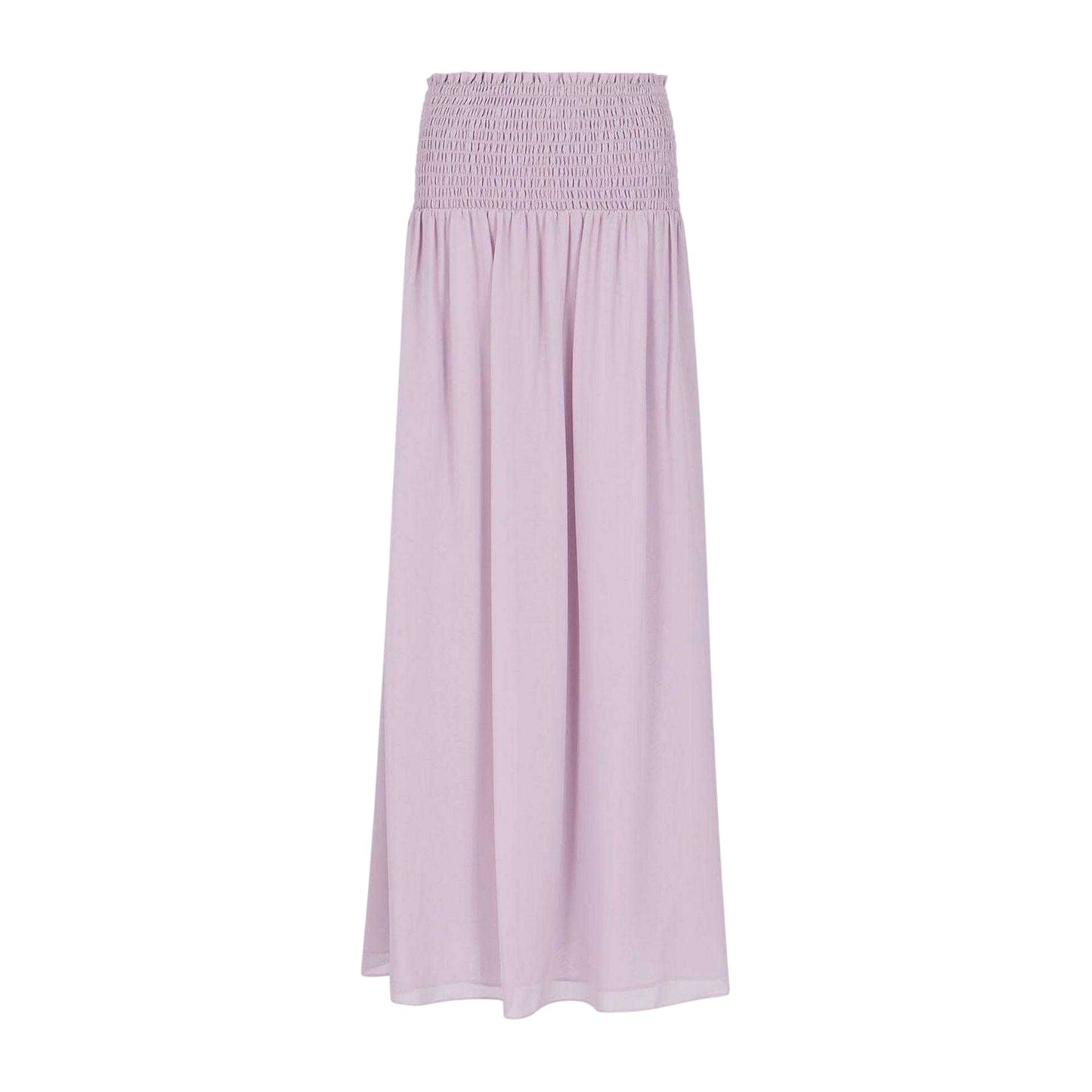 Lilac - Front - Emporio Armani EA7 Womens-Ladies High Waist Maxi Skirt