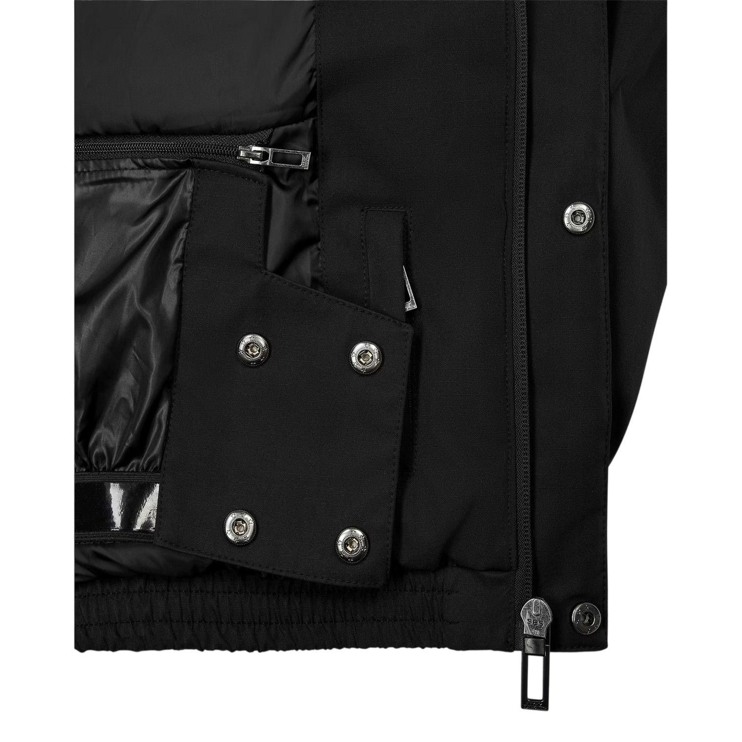 Black - Lifestyle - No Fear Mens Oversized Ski Jacket