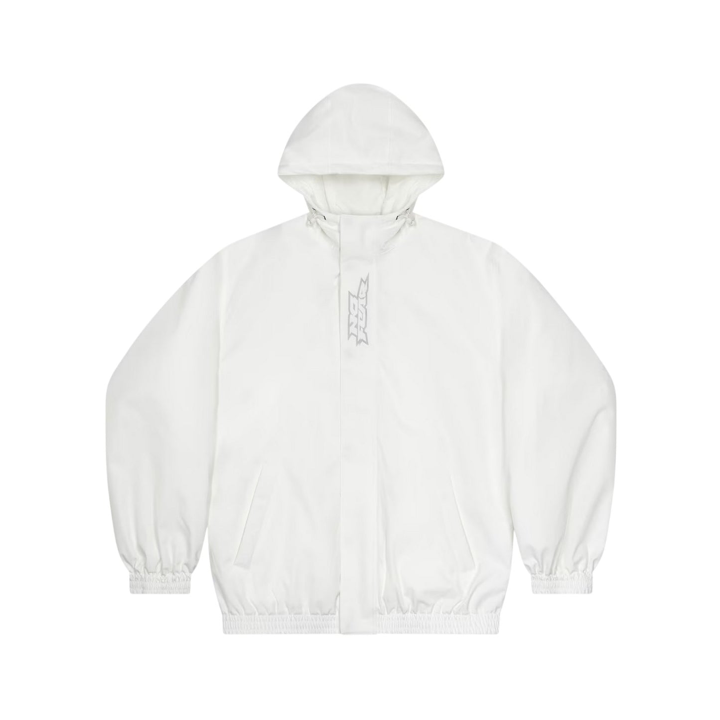 White - Front - No Fear Mens Oversized Ski Jacket