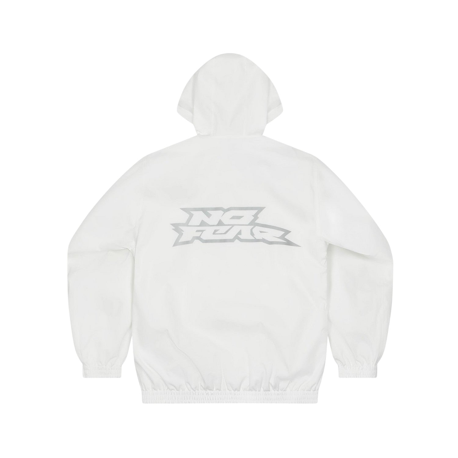 White - Back - No Fear Mens Oversized Ski Jacket