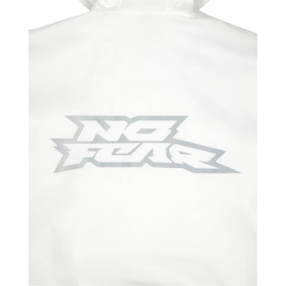 White - Side - No Fear Mens Oversized Ski Jacket