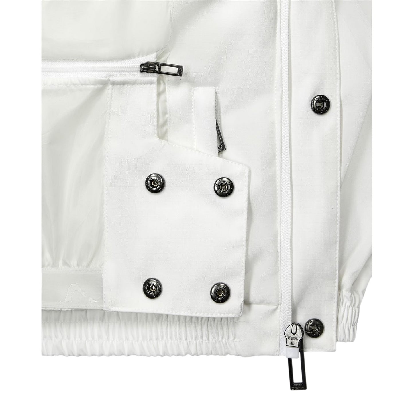 White - Lifestyle - No Fear Mens Oversized Ski Jacket