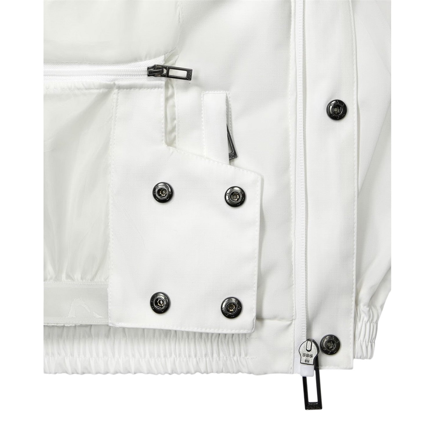 White - Lifestyle - No Fear Mens Oversized Ski Jacket