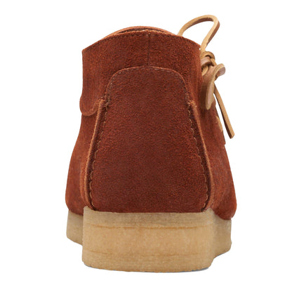 Brown - Side - Clarks Mens Lugger Leather Boots