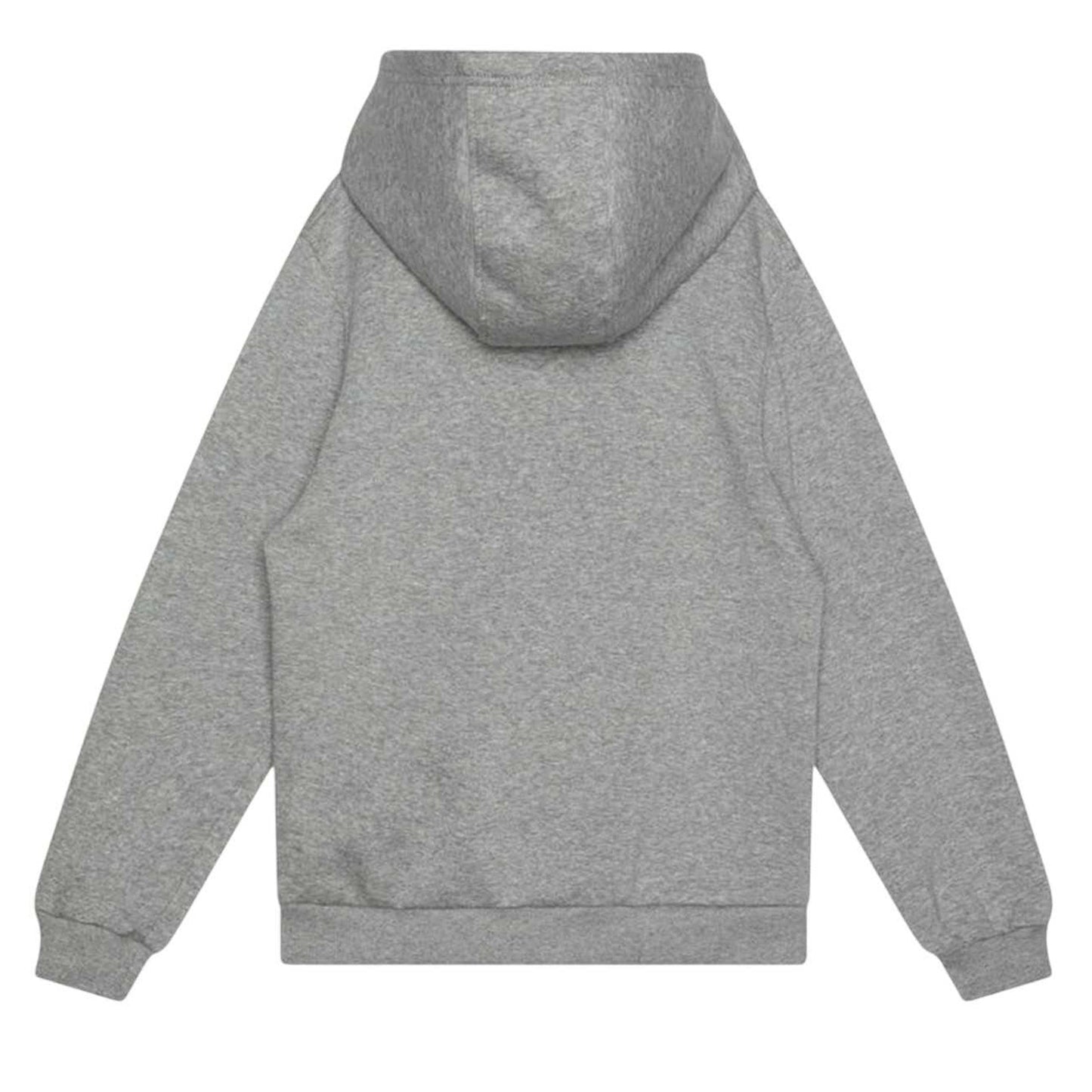 Dark Grey Heather - Back - Nike Childrens-Kids Sportswear Club Hoodie