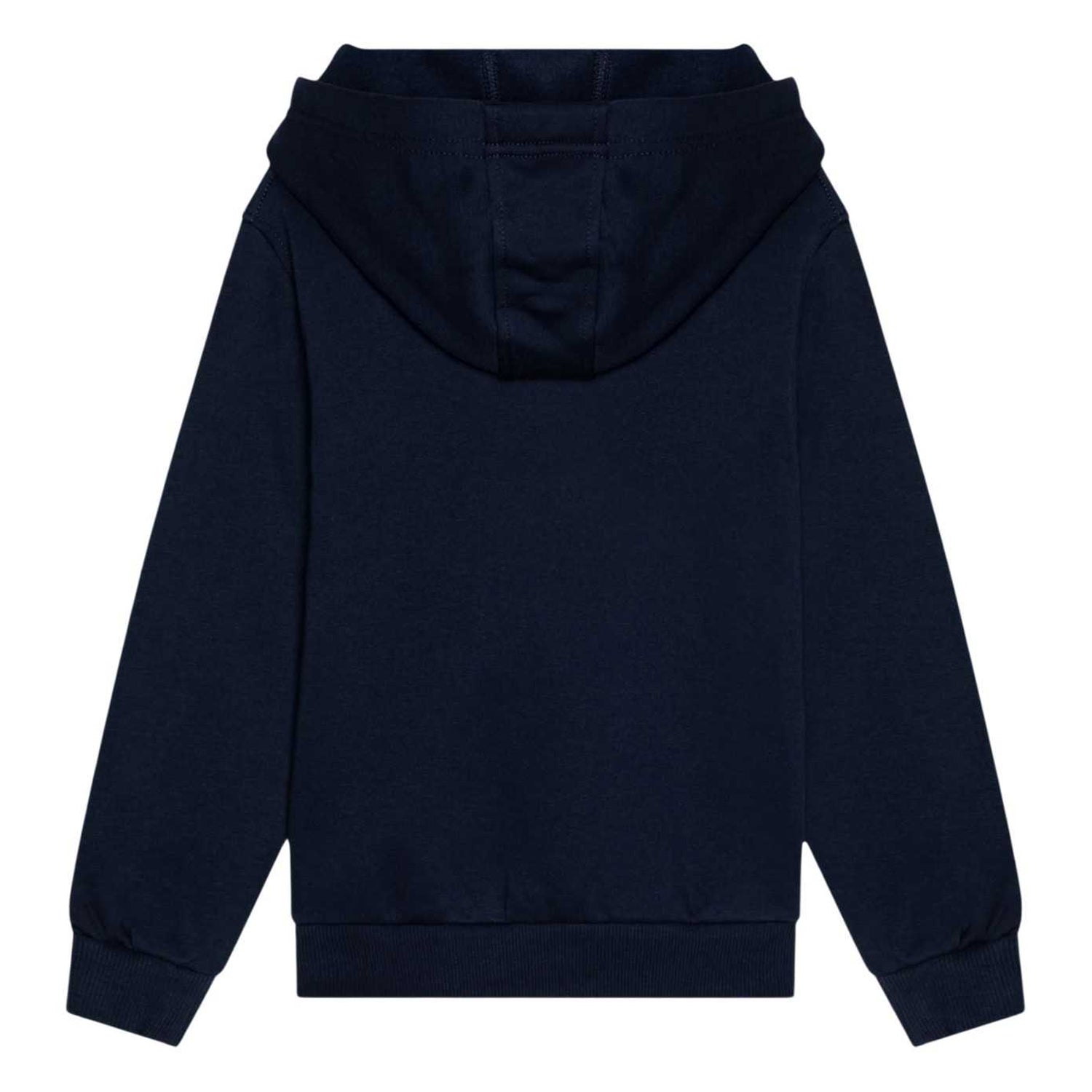 Obsidian Black - Back - Nike Childrens-Kids Sportswear Club Hoodie
