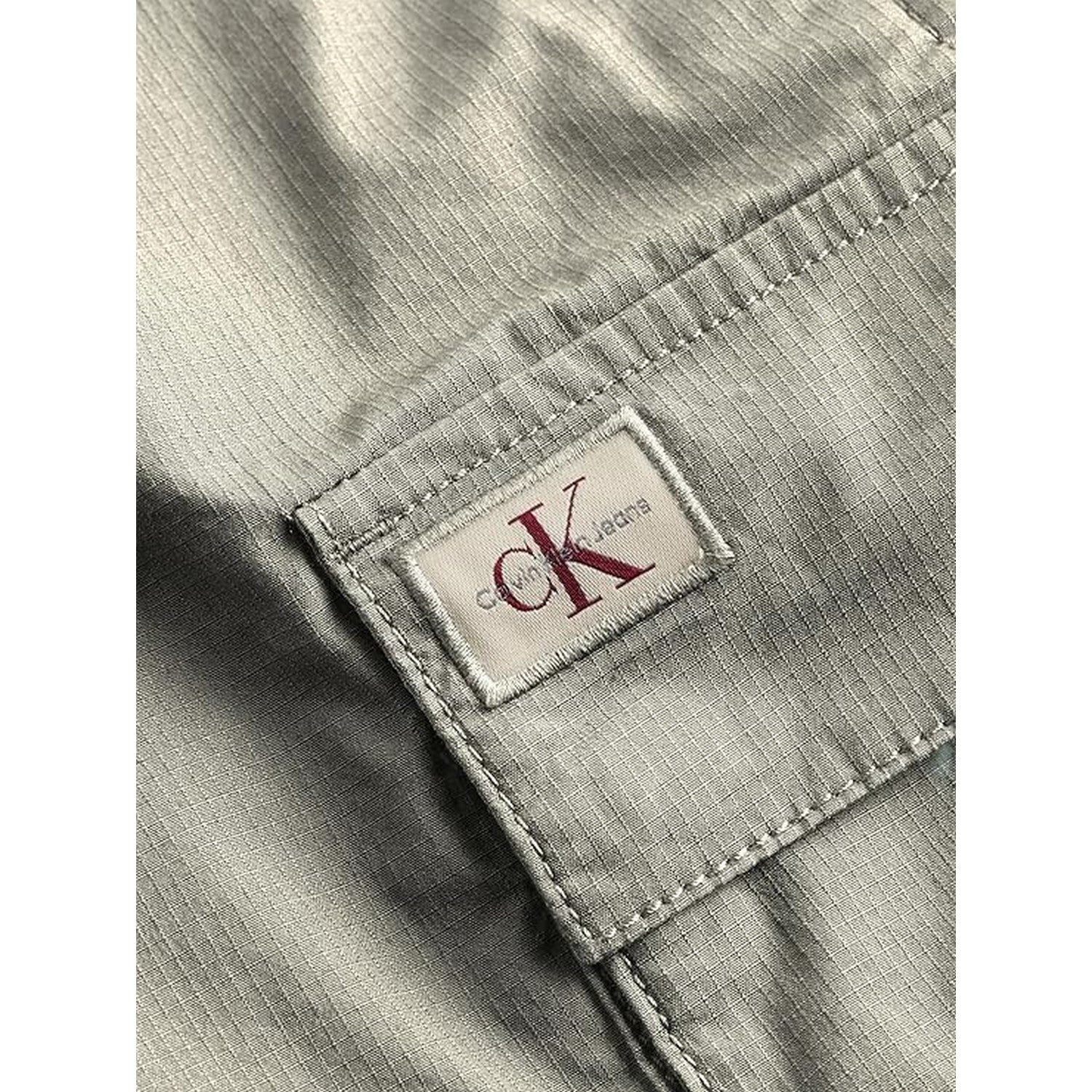 Laurel-Oak - Side - Calvin Klein Mens Cargo Shorts