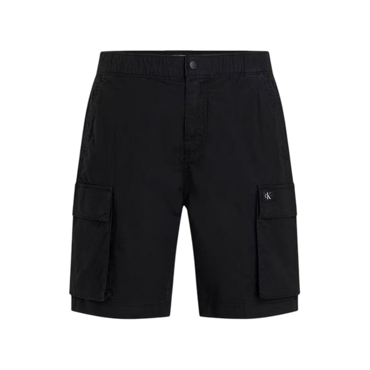 Black - Front - Calvin Klein Mens Cargo Shorts