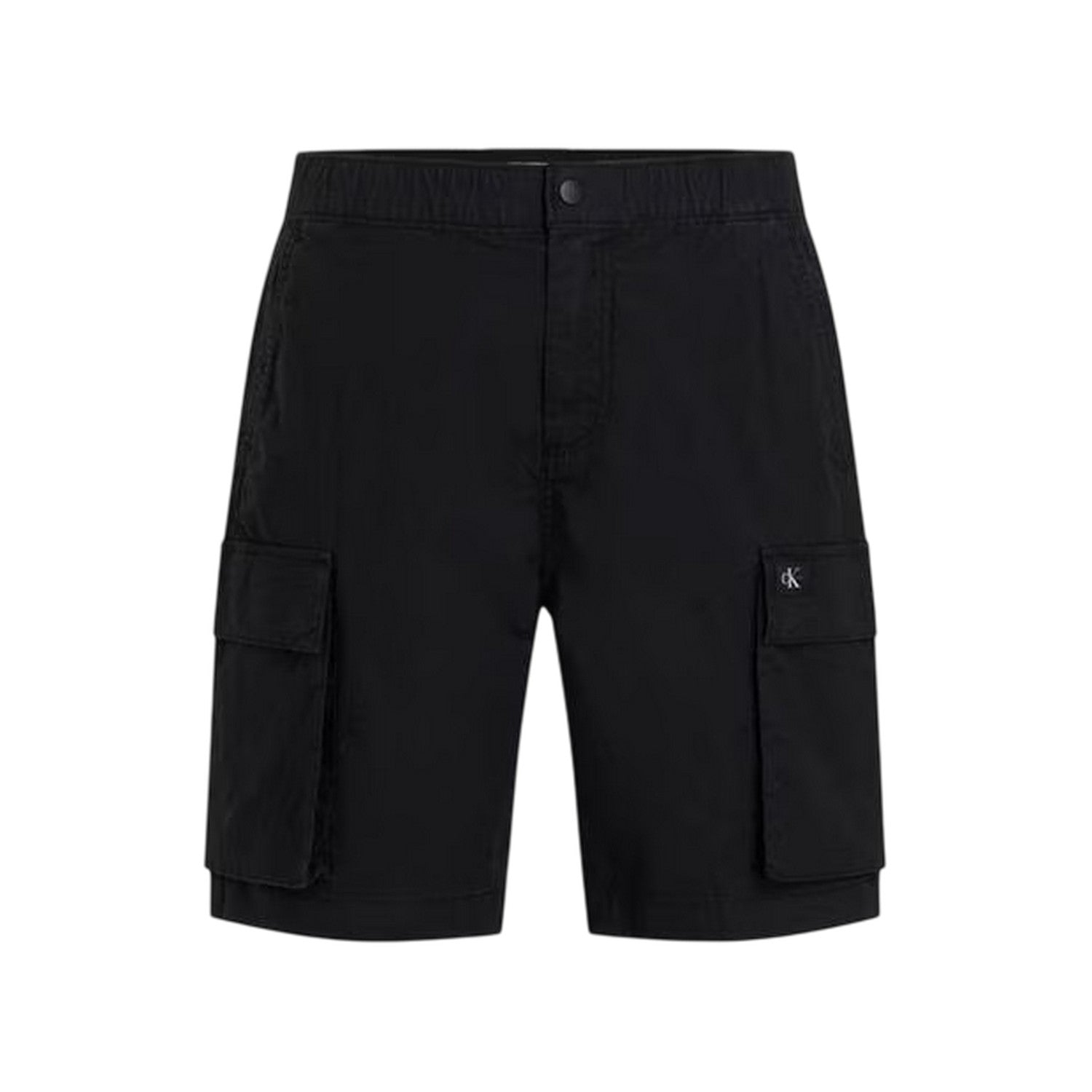 Black - Front - Calvin Klein Mens Cargo Shorts