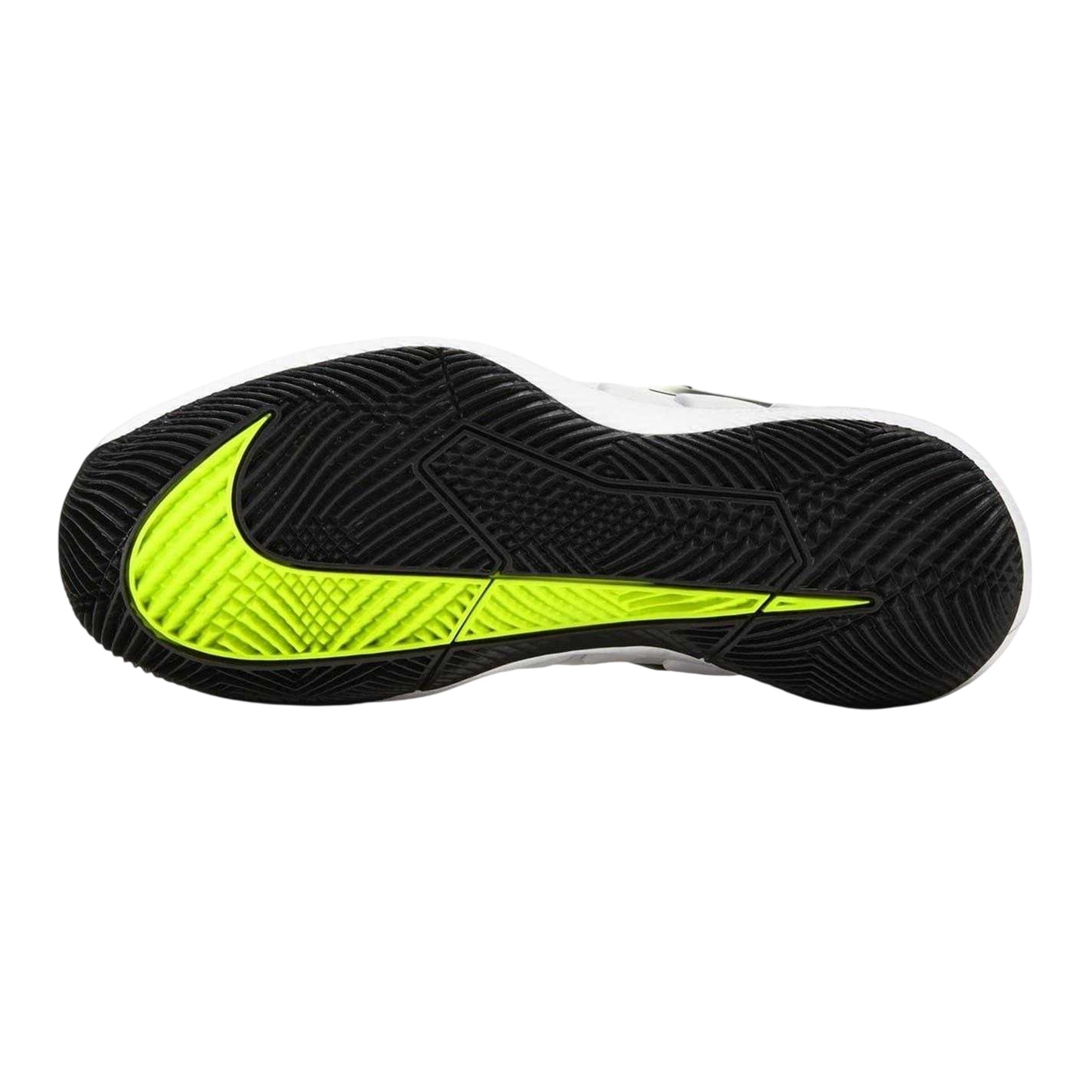 White-Black-Volt - Lifestyle - Nike Childrens-Kids Vapor Tennis Shoes