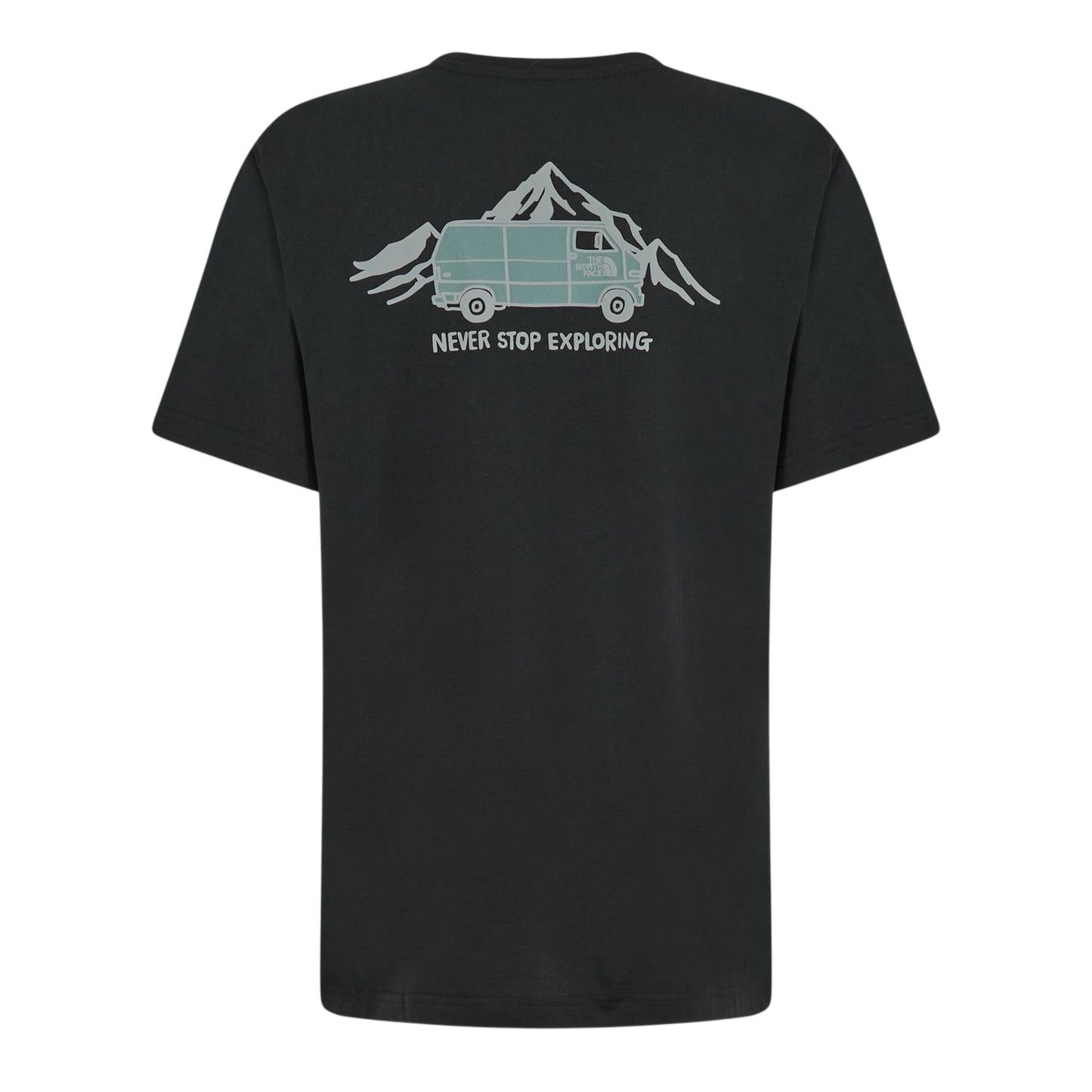 Black - Front - The North Face Mens Graphic Regular T-Shirt