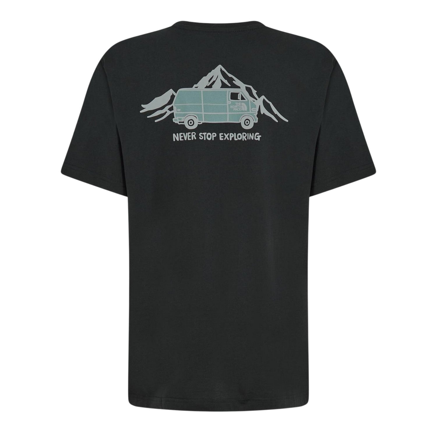 Black - Front - The North Face Mens Graphic Regular T-Shirt