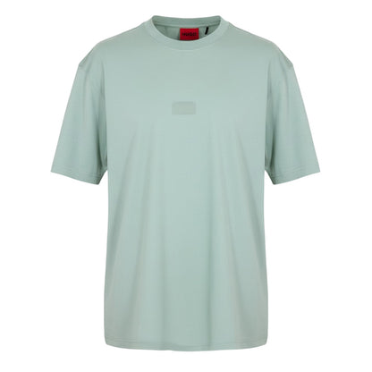 Green - Front - Hugo Boss Mens Delastee T-Shirt