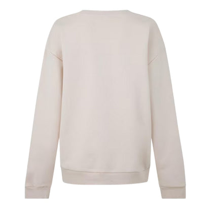 Cream - Back - Biba Womens-Ladies Graphic Print Relaxed Fit Sweatshirt