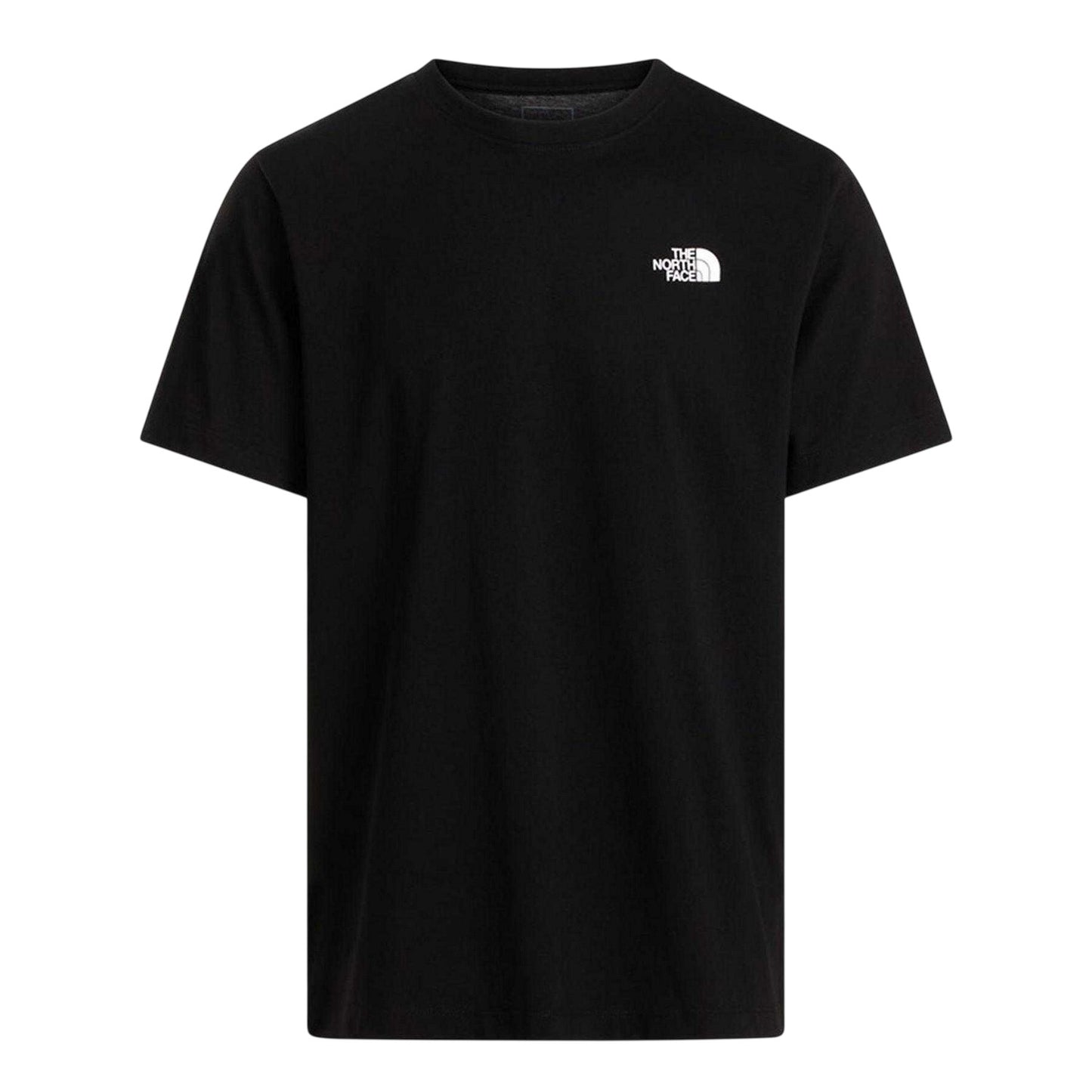 Black-White - Front - The North Face Mens Never Stop Exploring Regular T-Shirt