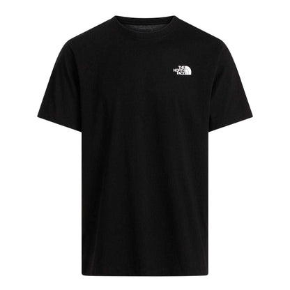 Black-White - Front - The North Face Mens Never Stop Exploring Regular T-Shirt