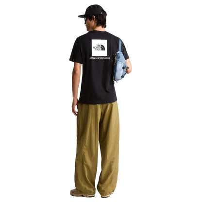 Black-White - Side - The North Face Mens Never Stop Exploring Regular T-Shirt