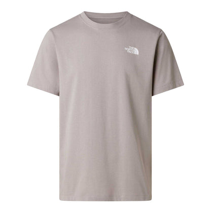 Stone Grey - Front - The North Face Mens Never Stop Exploring Regular T-Shirt