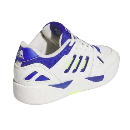 White-Blue-Lemon - Back - Adidas Mens Midcity Leather Trainers