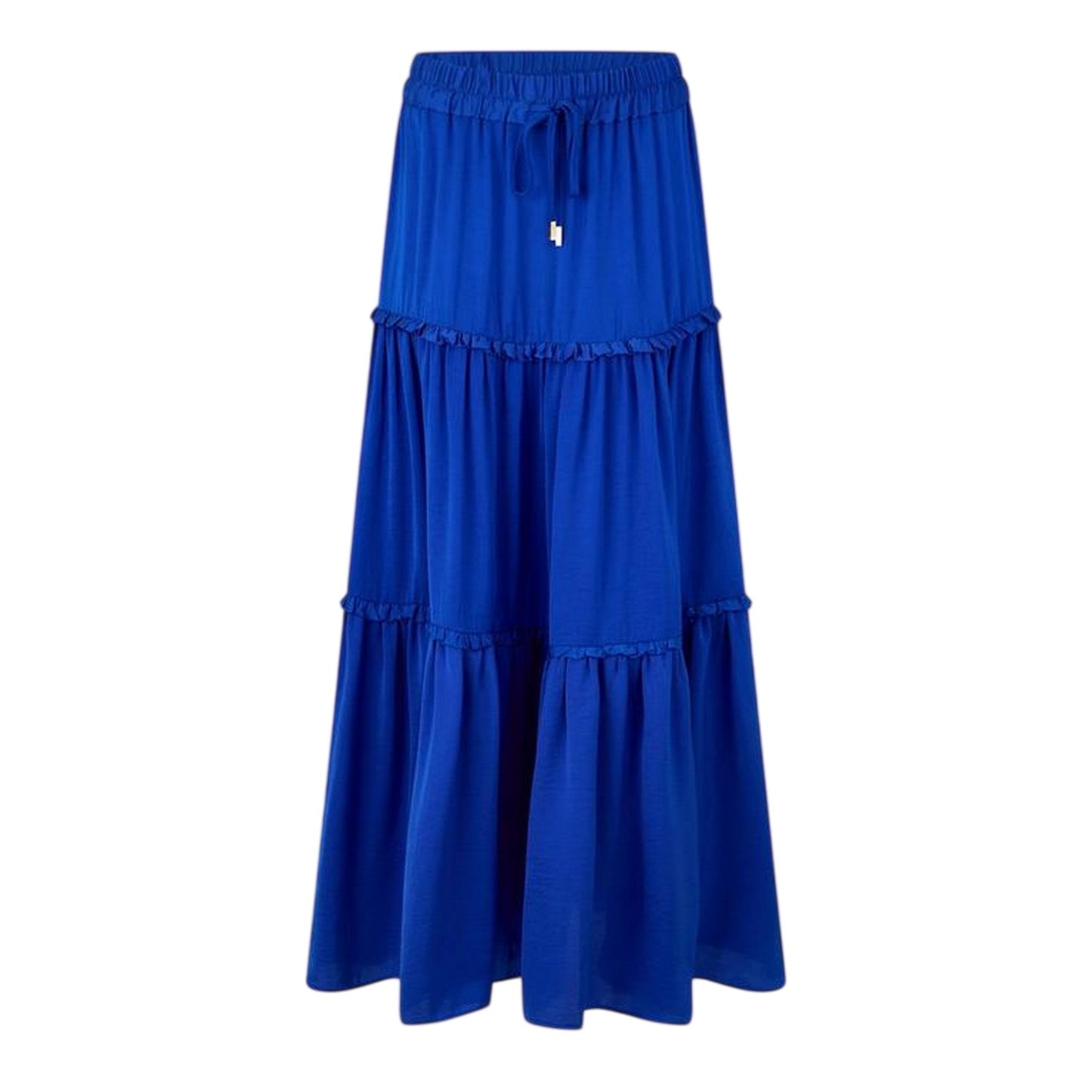Blue - Front - Biba Womens-Ladies Plain Maxi Skirt