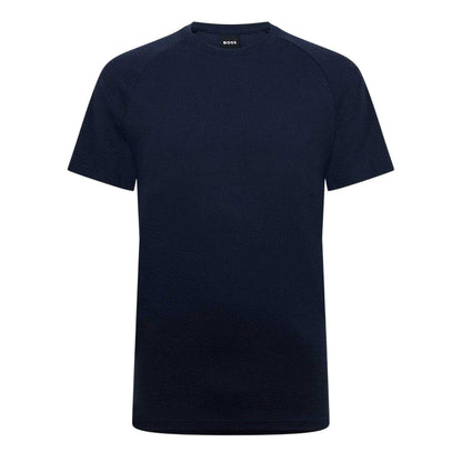 Dark Blue - Front - Boss Mens Plain T-Shirt