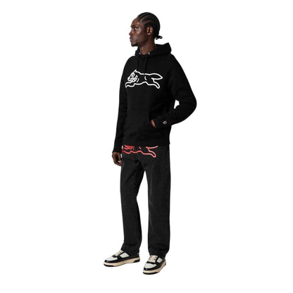 Black - Lifestyle - ICECREAM Mens Run Dog Long-Sleeved Hoodie