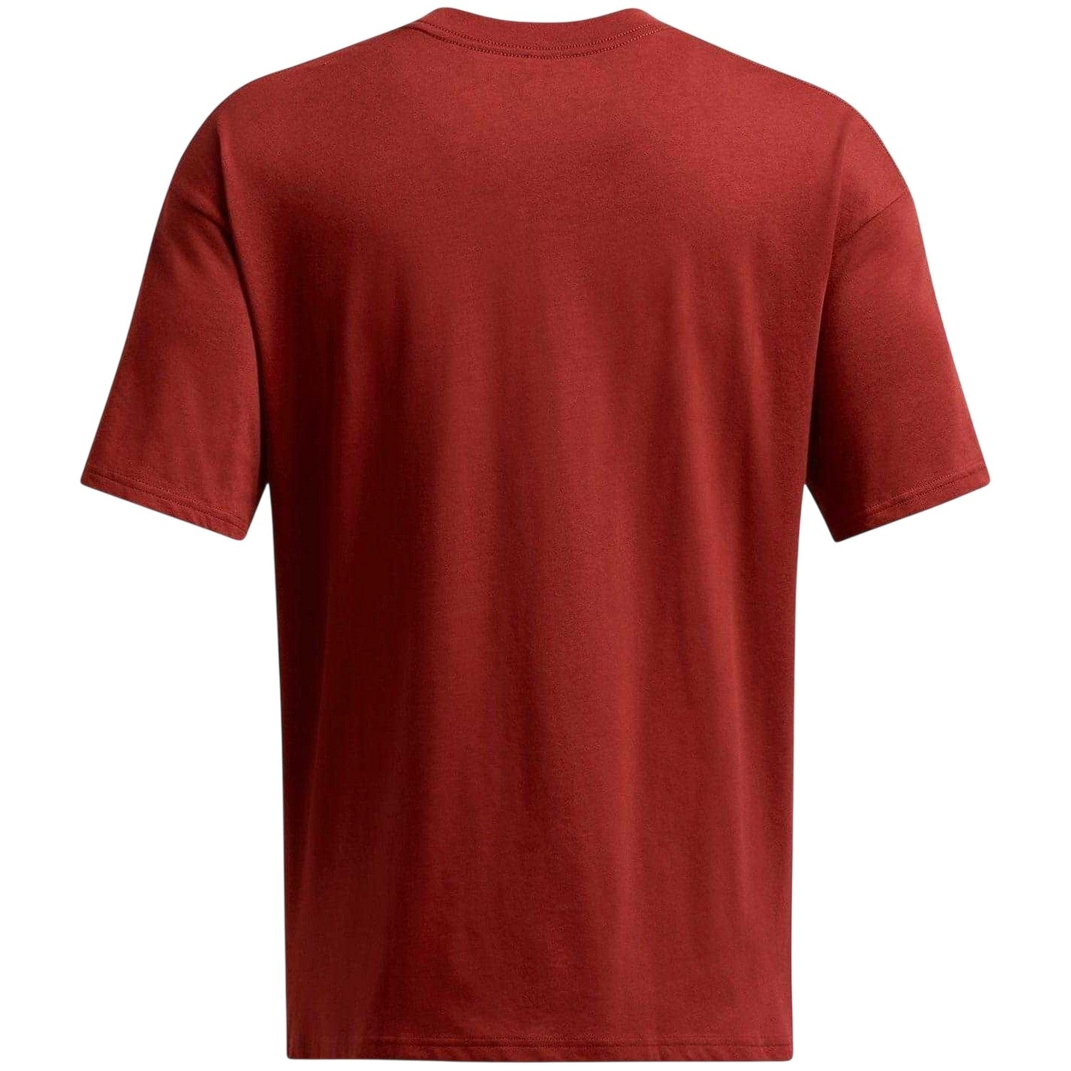 Orange - Back - Under Armour Mens Box Logo T-Shirt