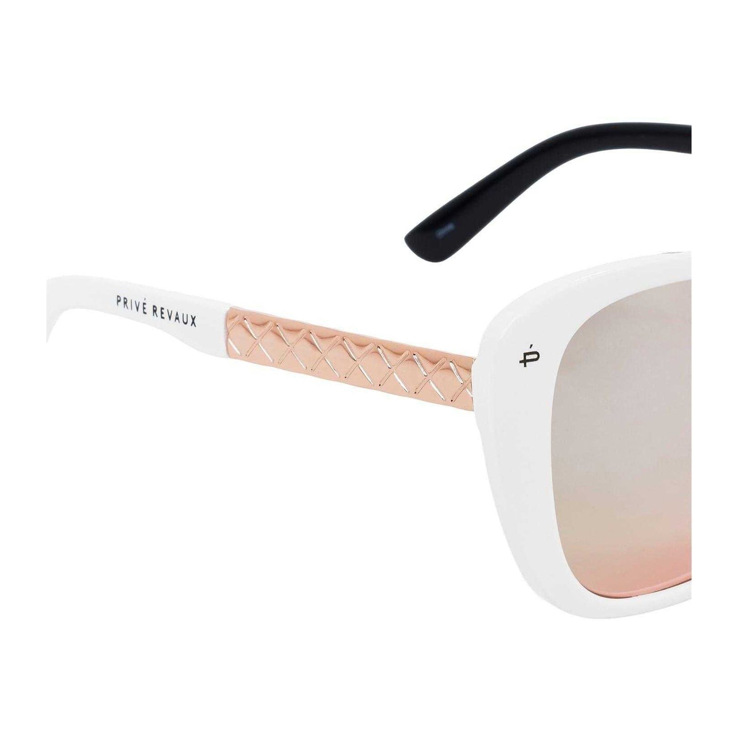 White - Side - Prive Revaux Womens-Ladies Jackie O Cat Eye Sunglasses