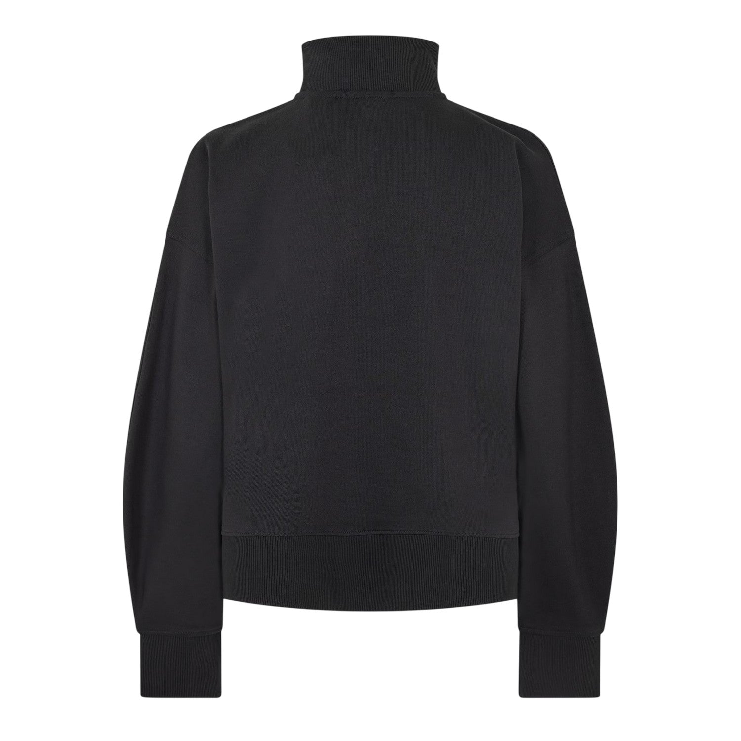 Black - Back - Timberland Womens-Ladies Fleece Quarter Zip Sweatshirt