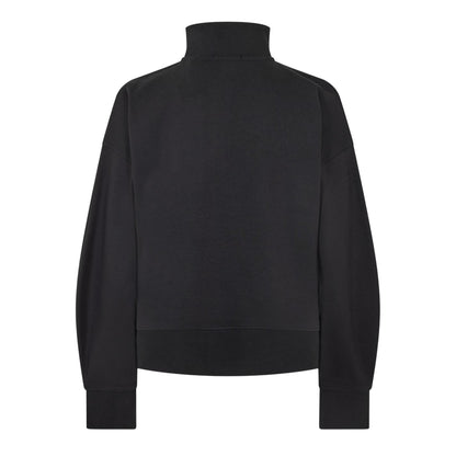 Black - Back - Timberland Womens-Ladies Fleece Quarter Zip Sweatshirt