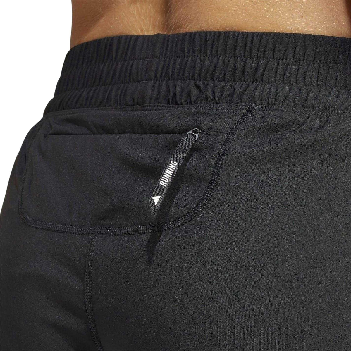 Black - Side - Adidas Womens-Ladies Own The Run Running Shorts