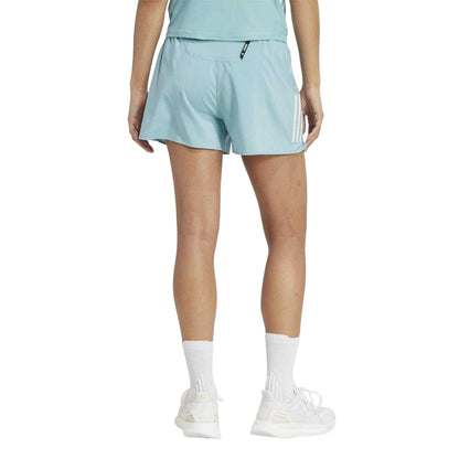 Mint - Back - Adidas Womens-Ladies Own The Run Running Shorts