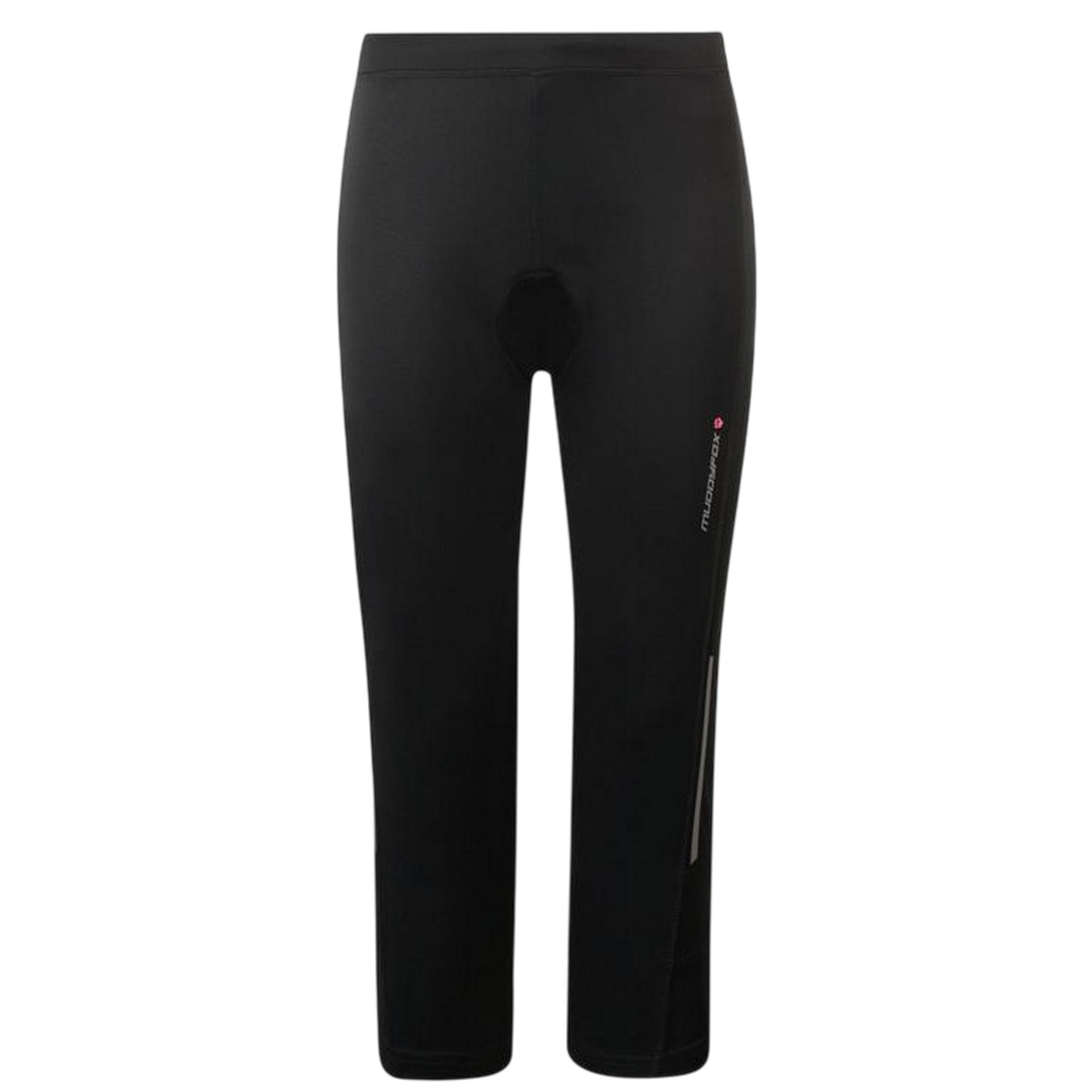 Black - Front - Muddyfox Womens-Ladies Cycling Capri Shorts