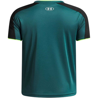 Green - Back - Under Armour Childrens-Kids Performance Logo T-Shirt