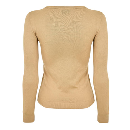 Neutral - Back - Diesel Womens-Ladies Fine Knit Ribbed Sweatshirt