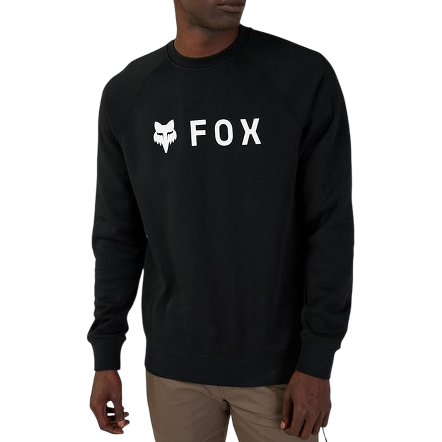 Black - Side - Fox Mens Absolute Cult Crew Neck Sweatshirt