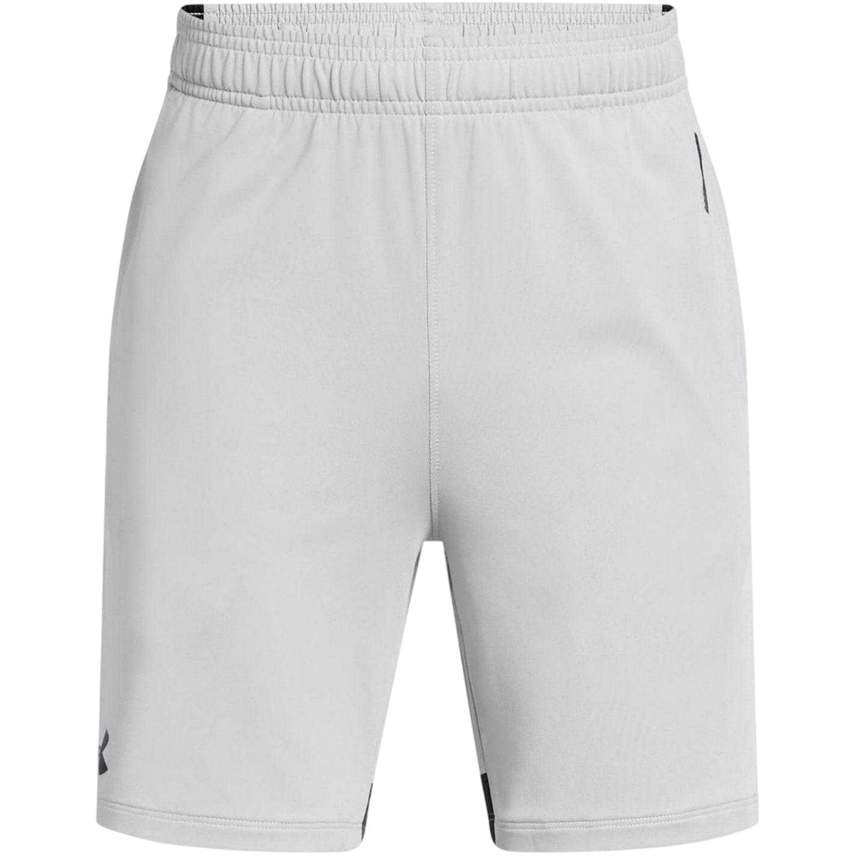 Grey - Front - Under Armour Childrens-Kids Performance Jacquard Vent Shorts