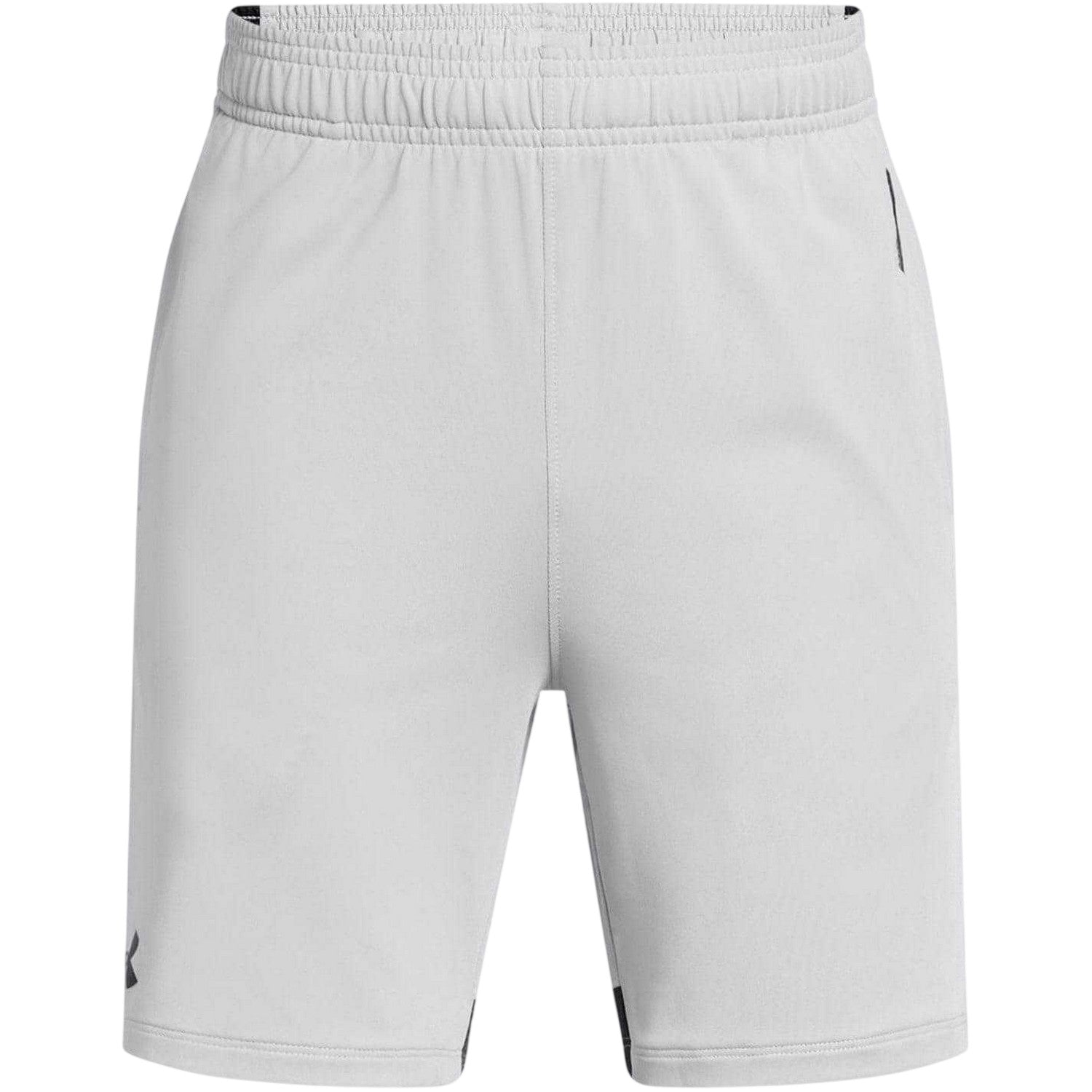Grey - Front - Under Armour Childrens-Kids Performance Jacquard Vent Shorts