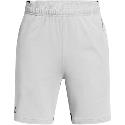 Grey - Front - Under Armour Childrens-Kids Performance Jacquard Vent Shorts