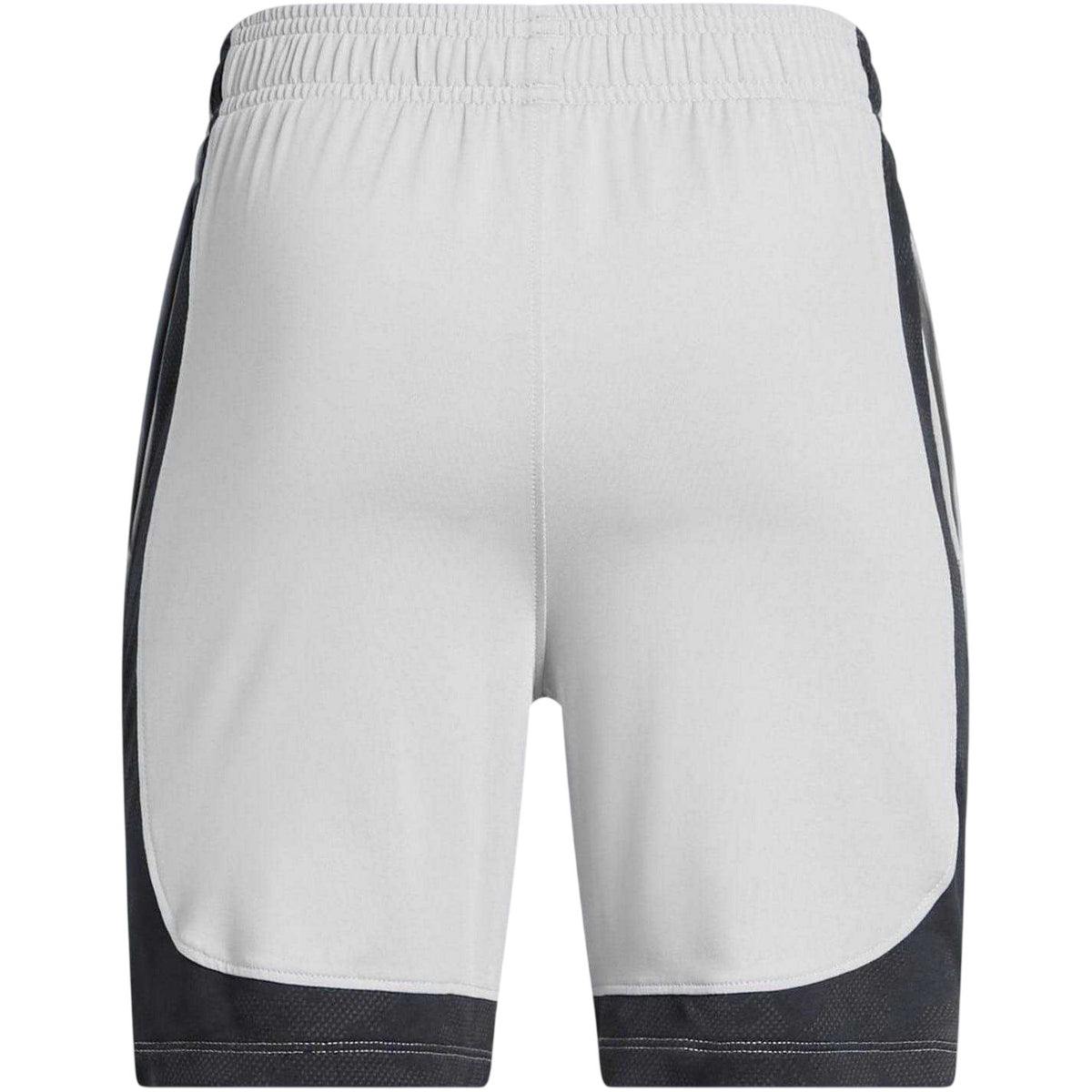 Grey - Back - Under Armour Childrens-Kids Performance Jacquard Vent Shorts
