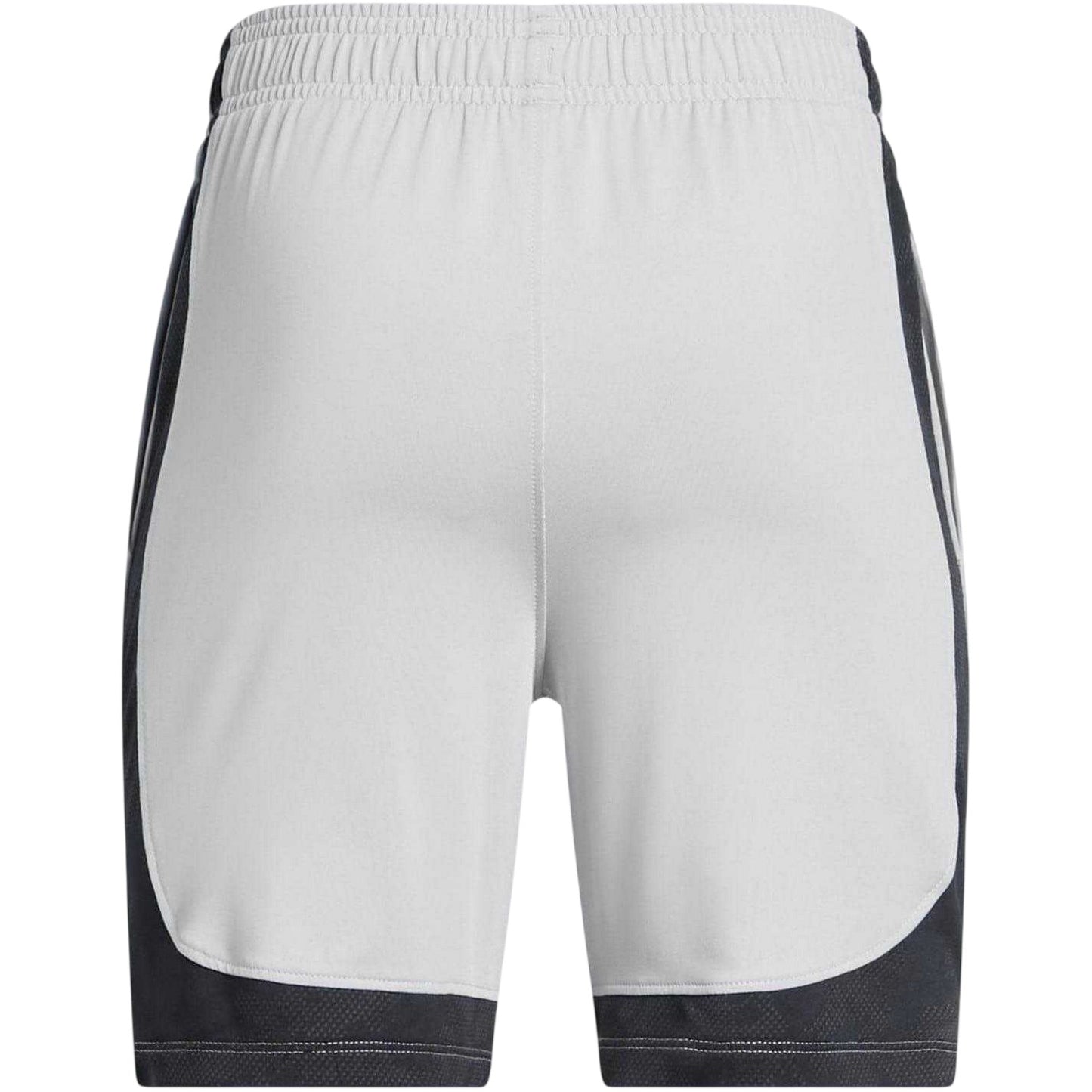 Grey - Back - Under Armour Childrens-Kids Performance Jacquard Vent Shorts