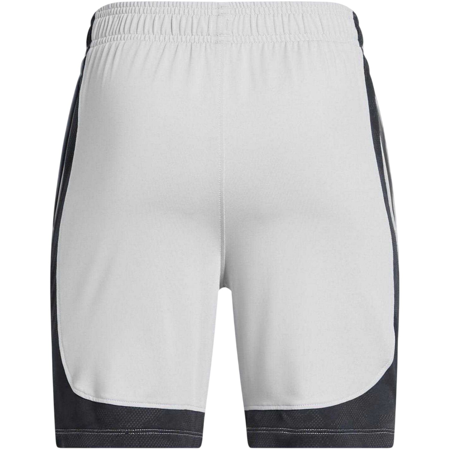 Grey - Back - Under Armour Childrens-Kids Performance Jacquard Vent Shorts