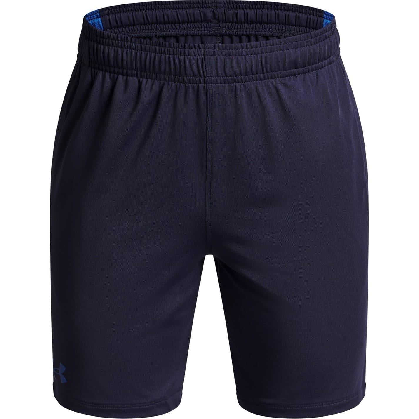 Washed Navy - Front - Under Armour Childrens-Kids Performance Jacquard Vent Shorts