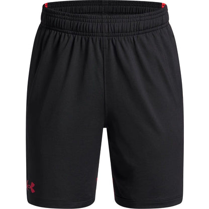 Black - Front - Under Armour Childrens-Kids Performance Jacquard Vent Shorts