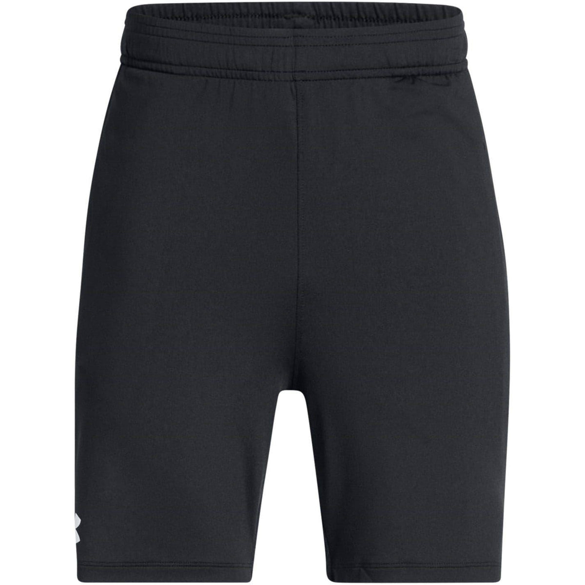 Black-White - Back - Under Armour Childrens-Kids Performance Jacquard Vent Shorts